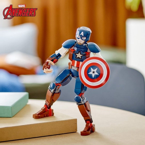 LEGO Captain America Construction Figure Buildable Marvel Action Figure NWT - Picture 3 of 9